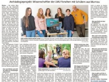 Letzte Jäger, erste Hirten und Bauern - virtuelle Ausstellung des Staffelsee-Gymnasiums Murnau Bild: Heribert Riesenhuber