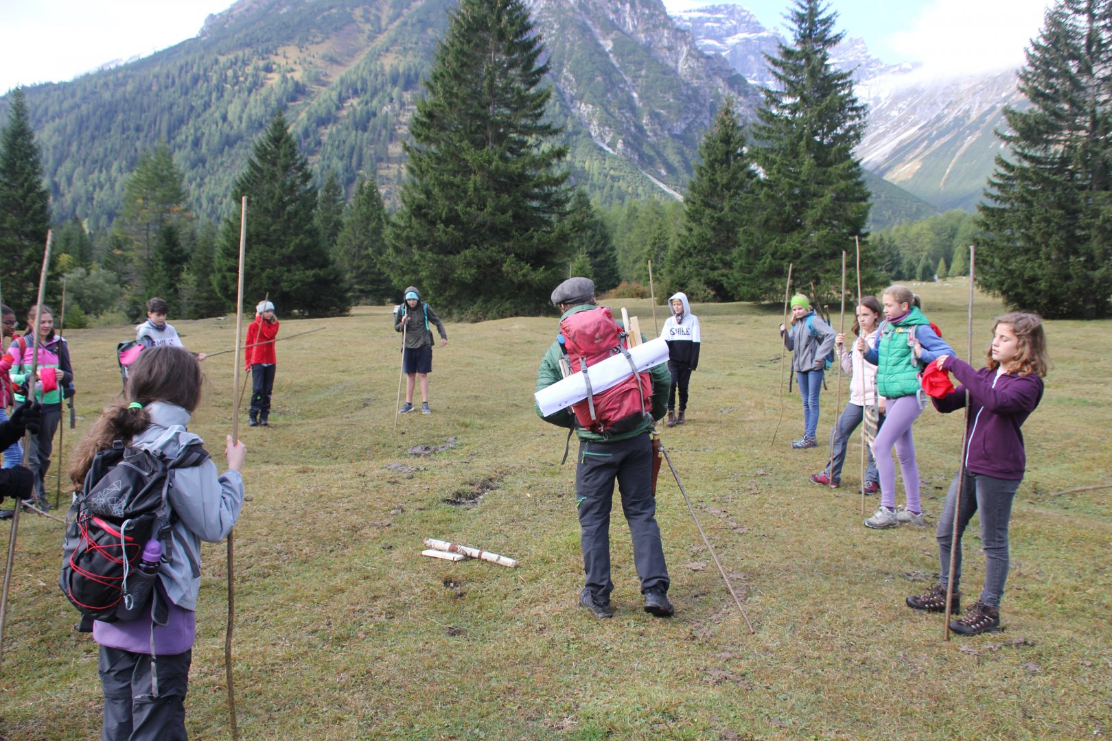 Alpin-Camp: Vertrauensübung