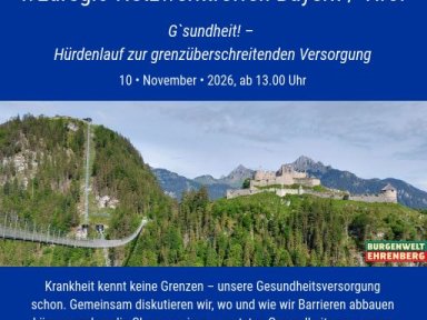 Einladung 4.Euregio-Netzwerktreffen Bayern / Tirol