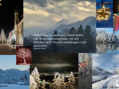 Weihnachtliche Grüße Bild: Karin Neuner, TVB Seefeld